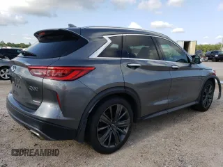 2020 Infiniti QX50 LUXE with VIN 3PCAJ5M18LF116392, listed as a Copart auction lot 49584313 with 42,781 mi miles. Bid and sale history available at carsss.com. Image 3.