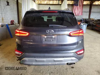 2020 Hyundai Santa Fe Limited with VIN 5NMS5CAD3LH216345, listed as a Copart auction lot 45531945 with 87,097 mi miles and Salvage Title. Bid and sale history available at carsss.com. Image 6.
