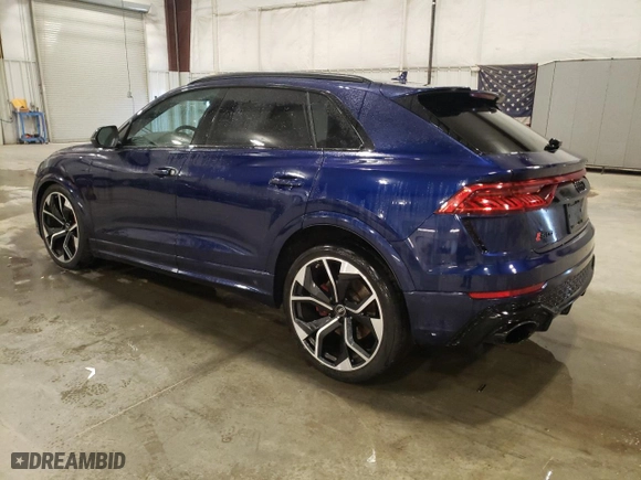 2021 Audi RS Q8 with VIN WU1ARBF10MD040635, listed as a Copart auction lot 50248835 with 62,526 mi miles and Salvage Title. Bid and sale history available at carsss.com. Image 2.