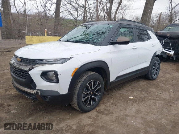 2022 Chevrolet TrailBlazer ACTIV with VIN KL79MVSL5NB033472, listed as a IAAI auction lot 41855025 with 62,188 mi miles. Bid and sale history available at carsss.com. Image 20.