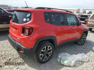2017 Jeep Renegade Latitude with VIN ZACCJBBB6HPE38872, listed as a Copart auction lot 49325925 with 93,796 mi miles and Salvage Title. Bid and sale history available at carsss.com. Image 3.