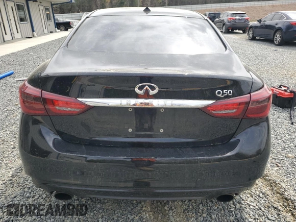 2019 Infiniti Q50 3.0t LUXE with VIN JN1EV7AP6KM517880, listed as a Copart auction lot 48670045 with 89,406 mi miles and Salvage Title. Bid and sale history available at carsss.com. Image 6.