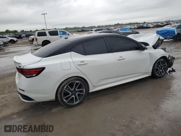 2024 Nissan Sentra SR with VIN 3N1AB8DV8RY301298, listed as a Copart auction lot 51853825 with Not provided miles and Salvage title. Bid and sale history available at DreamBid. Image 3.
