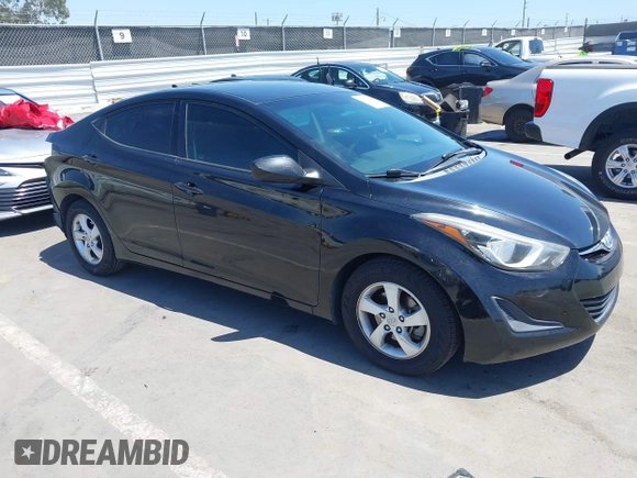 2015 Hyundai Elantra SE z VIN 5NPDH4AE1FH595805, wystawiony jako IAAI lot #42509562 z przebiegiem 115 460 mil mil oraz . Historia ofert i sprzedaży dostępna na DreamBid. Obrazek 1.