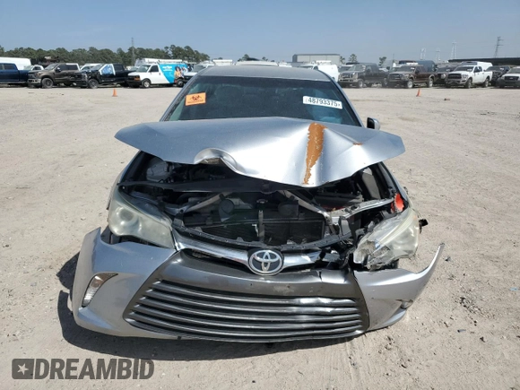 2016 Toyota Camry XLE with VIN 4T4BF1FK9GR578107, listed as a Copart auction lot 48793375 with 68,352 mi miles and Salvage Title. Bid and sale history available at carsss.com. Image 5.
