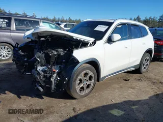 2025 BMW X1 xDrive28i with VIN WBX73EF02S5186420, listed as a IAAI auction lot 41841553 with 1,409 mi miles. Bid and sale history available at carsss.com. Image 18.
