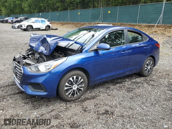 2021 Hyundai Accent SE with VIN 3KPC24A6XME149272, listed as a Copart auction lot 62878945 with 81,995 mi miles and Salvage title. Bid and sale history available at DreamBid. Image 1.