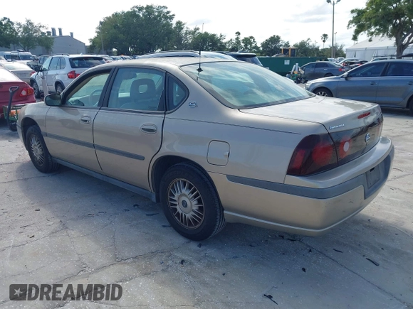 2002 Chevrolet Impala z VIN 2G1WF55K929224966, wystawiony jako IAAI lot #41989267 z przebiegiem 121 010 mil mil oraz . Historia ofert i sprzedaży dostępna na DreamBid. Obrazek 3.