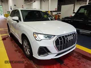 2023 Audi Q3 S line Premium with VIN WA1DECF33P1105667, listed as a IAAI auction lot 42731224 with 48,717 mi miles and . Bid and sale history available at DreamBid. Image 17.