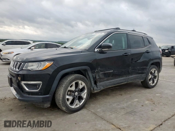 2018 Jeep Compass Limited с VIN 3C4NJDCB7JT135679, выставлен на аукционе Copart как лот 54924155 с пробегом 131 586 миль миль и Списание • Salvage title. История ставок и продаж доступна на DreamBid. Изображение 1.