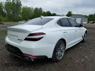 2023 Genesis G70 2.0T z VIN KMTG34TA8PU124927, wystawiony jako Copart lot #58729115 z przebiegiem 18 989 mil mil oraz Czysty tytuł • Clean title. Historia ofert i sprzedaży dostępna na DreamBid. Obrazek 3.