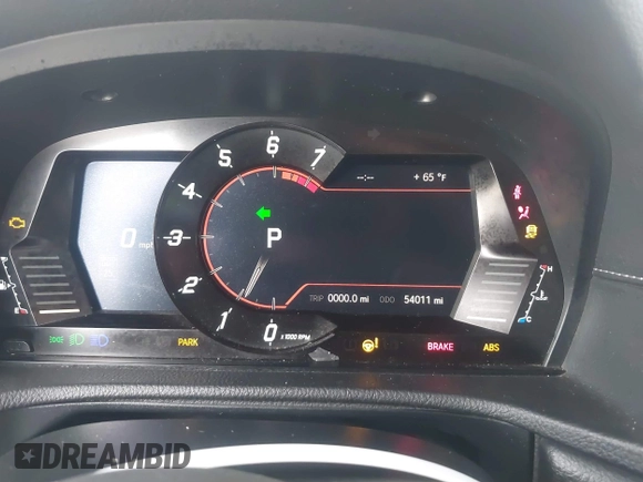 2021 Toyota Supra 2.0 with VIN WZ1DB2C07MW042723, listed as a IAAI auction lot 42635977 with 54,011 mi miles and . Bid and sale history available at DreamBid. Image 7.