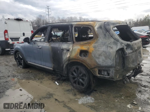 2023 Kia Telluride S z VIN 5XYP6DGC4PG343032, wystawiony jako Copart lot #44969845 z przebiegiem Nie podano mil oraz Nie do naprawy • Non repairable. Historia ofert i sprzedaży dostępna na DreamBid. Obrazek 2.