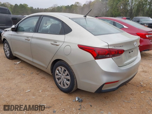 2020 Hyundai Accent SE with VIN 3KPC24A68LE099132, listed as a IAAI auction lot 41923649 with 100,098 mi miles. Bid and sale history available at carsss.com. Image 3.