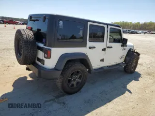 2015 Jeep Wrangler Unlimited Sport RHD with VIN 1C4BJWKG0FL690763, listed as a Copart auction lot 48823714 with 156,714 mi miles and Salvage title. Bid and sale history available at DreamBid. Image 3.