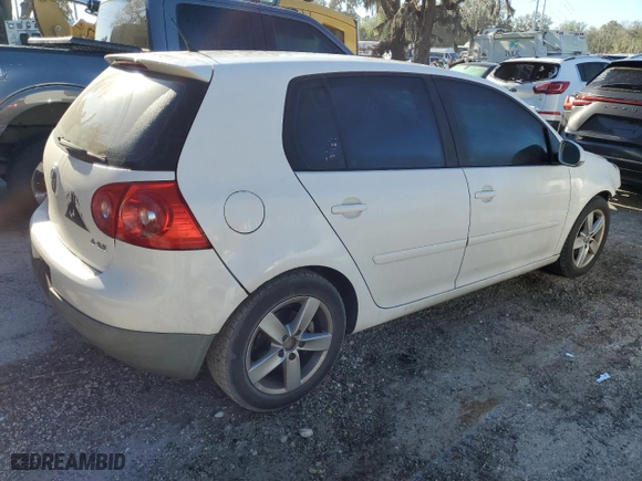 2008 Volkswagen Rabbit S with VIN WVWDA71K98W093987, listed as a Copart auction lot 82461314 with 0 mi miles and Salvage Title. Bid and sale history available at carsss.com. Image 3.