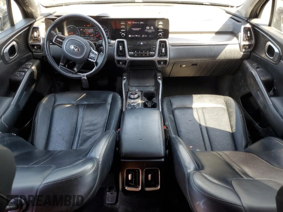 2021 Kia Sorento EX with VIN KNDRH4LG5M5053866, listed as a Copart auction lot 53302885 with 81,004 mi miles and Salvage title. Bid and sale history available at DreamBid. Image 8.
