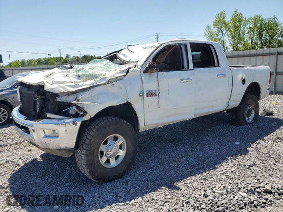 2010 Dodge 2500 SLT with VIN 3D7UT2HL0AG135761, listed as a Copart auction lot 51758585 with 316,423 mi miles and Salvage title. Bid and sale history available at DreamBid. Image 1.