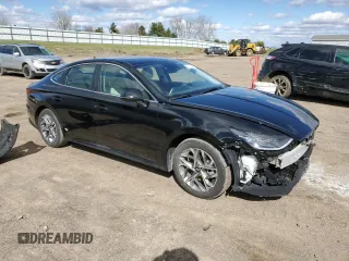 2023 Hyundai Sonata SEL with VIN KMHL64JA6PA321731, listed as a Copart auction lot 51742425 with 15,267 mi miles and Clean Title. Bid and sale history available at DreamBid. Image 4.
