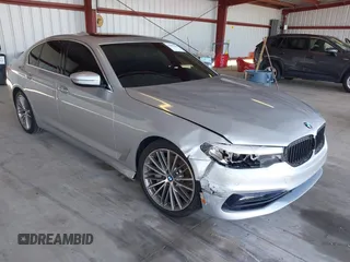 2018 BMW 5 Series 530i with VIN WBAJA5C50JWA37179, listed as a IAAI auction lot 42003204 with 74,333 mi miles and . Bid and sale history available at carsss.com. Image 1.