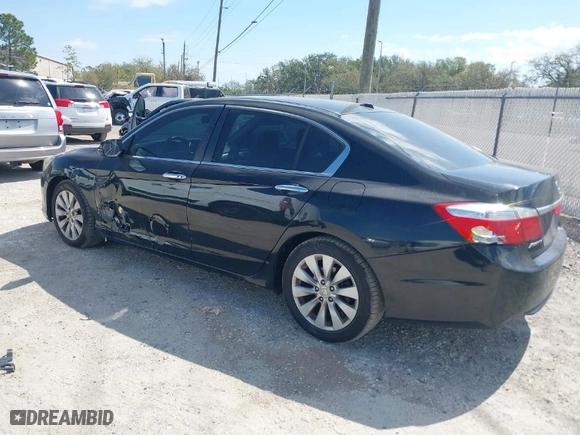 2015 Honda Accord Sedan EX-L with VIN 1HGCR2F85FA144580, listed as a IAAI auction lot 41674096 with 159,293 mi miles. Bid and sale history available at carsss.com. Image 3.