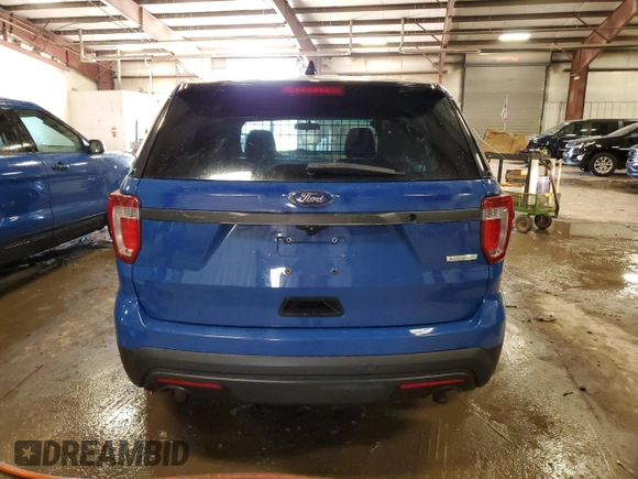 2016 Ford Police Interceptor Utility z VIN 1FM5K8AT4GGD06316, wystawiony jako Copart lot #49174345 z przebiegiem 99 598 mil mil oraz Nie do naprawy • Non repairable. Historia ofert i sprzedaży dostępna na DreamBid. Obrazek 6.