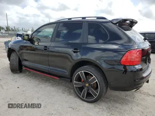 2005 Porsche Cayenne Turbo with VIN WP1AC29P85LA92566, listed as a Copart auction lot 51127465 with 105,489 mi miles and Salvage Title. Bid and sale history available at carsss.com. Image 2.