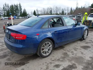 2013 Audi A4 Premium with VIN WAUAFAFL7DN017295, listed as a IAAI auction lot 41760767 with 100,624 mi miles. Bid and sale history available at carsss.com. Image 4.