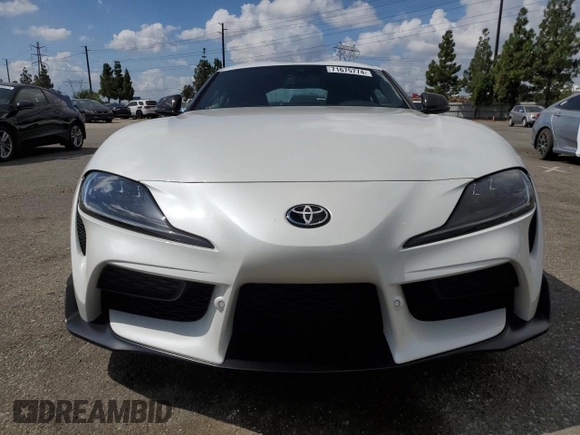 2024 Toyota Supra 3.0 with VIN WZ1DB0G04RW062871, listed as a Copart auction lot 71675774 with 6,941 mi miles and Salvage title. Bid and sale history available at DreamBid. Image 5.