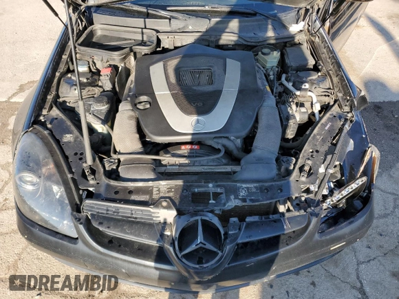 2005 Mercedes-Benz SLK 230/320 with VIN WDBWK56F15F043584, listed as a Copart auction lot 49313445 with 96,372 mi miles and Salvage title. Bid and sale history available at DreamBid. Image 12.
