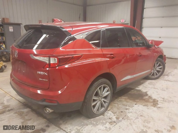 2019 Acura RDX w/Technology Pkg with VIN 5J8TC2H59KL016605, listed as a IAAI auction lot 41567145 with 69,528 mi miles. Bid and sale history available at carsss.com. Image 4.