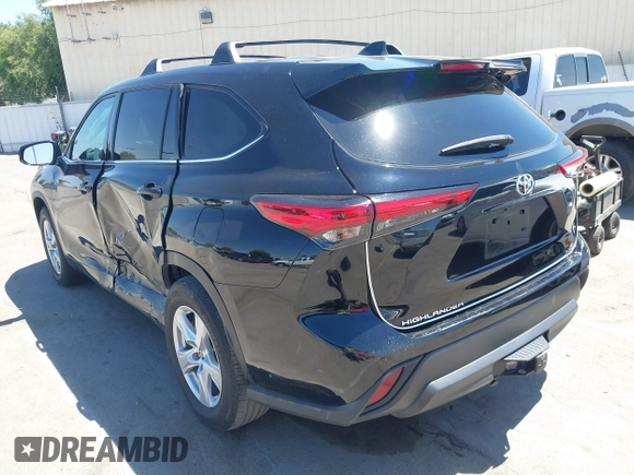 2021 Toyota Highlander L with VIN 5TDZZRAH9MS053319, listed as a IAAI auction lot 42478652 with 48,687 mi miles and . Bid and sale history available at DreamBid. Image 3.