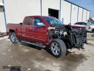 2018 Chevrolet Silverado 1500 LTZ with VIN 1GCVKSEC7JZ217380, listed as a Copart auction lot 43614935 with 0 mi miles and Salvage Title. Bid and sale history available at carsss.com. Image 4.
