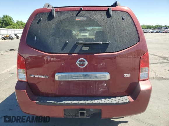 2007 Nissan Pathfinder SE z VIN 5N1AR18W37C631693, wystawiony jako Copart lot #61723505 z przebiegiem 185 344 mil mil oraz Czysty tytuł • Clean title. Historia ofert i sprzedaży dostępna na DreamBid. Obrazek 6.