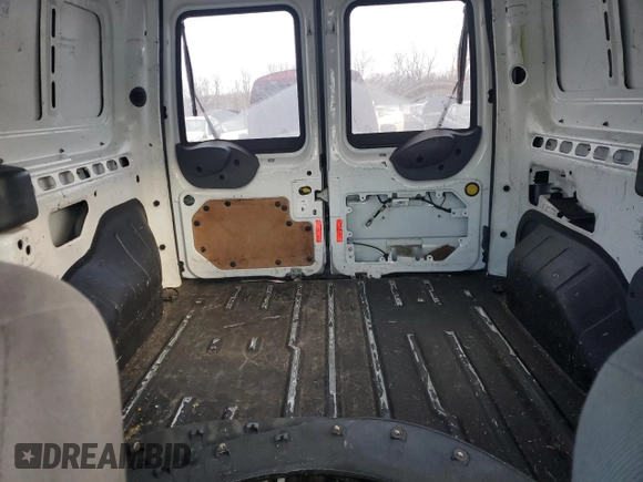 2013 Ford Transit Connect XL with VIN NM0LS6AN9DT138576, listed as a Copart auction lot 43907645 with 249,753 mi miles and Salvage Title. Bid and sale history available at carsss.com. Image 10.