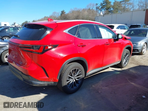 2023 Lexus NX with VIN 2T2GGCEZ3PC019754, listed as a IAAI auction lot 41682693 with 32,388 mi miles. Bid and sale history available at carsss.com. Image 4.