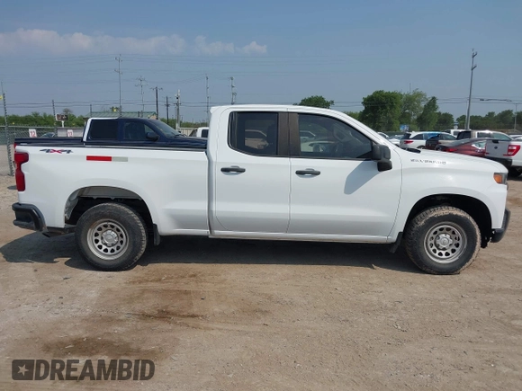 2021 Chevrolet Silverado 1500 Work Truck with VIN 1GCRYAEF6MZ209943, listed as a IAAI auction lot 42221696 with 58,094 mi miles and . Bid and sale history available at DreamBid. Image 13.
