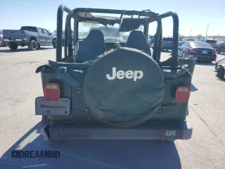 2000 Jeep Wrangler SE with VIN 1J4FA29P3YP761511, listed as a Copart auction lot 49607295 with 90,024 mi miles and Clean Title. Bid and sale history available at carsss.com. Image 6.