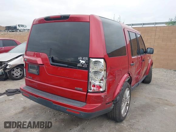 2013 Land Rover LR4 Lux with VIN SALAK2D48DA675207, listed as a IAAI auction lot 42053604 with 110,236 mi miles and . Bid and sale history available at DreamBid. Image 4.