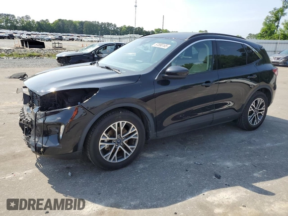 2020 Ford Escape SEL with VIN 1FMCU0H62LUC28018, listed as a Copart auction lot 57896165 with 46,415 mi miles and Salvage title. Bid and sale history available at DreamBid. Image 1.