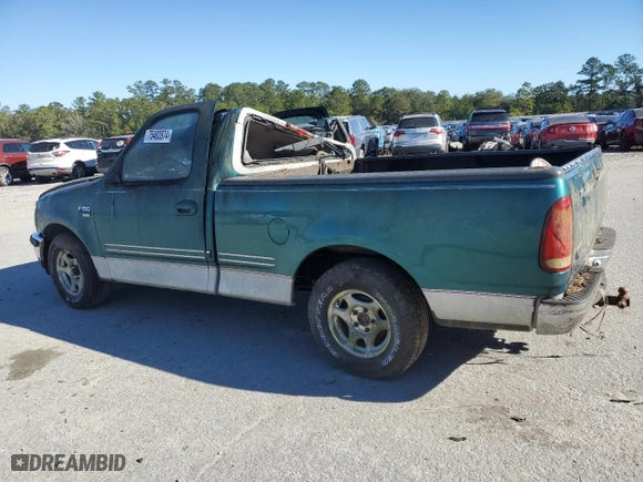 1998 Ford F-150 Standard with VIN 1FTZF1769WNA46251, listed as a Copart auction lot 75482874 with 228,701 mi miles and Salvage Title. Bid and sale history available at carsss.com. Image 2.