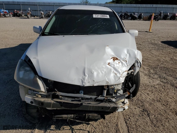 2006 Mitsubishi Lancer OZ-Rally with VIN JA3AJ86E86U007278, listed as a Copart auction lot 73113064 with 0 mi miles and Salvage Title. Bid and sale history available at carsss.com. Image 5.