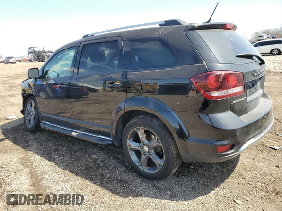 2015 Dodge Journey Crossroad z VIN 3C4PDCGB4FT580201, wystawiony jako Copart lot #53346035 z przebiegiem 70 855 mil mil oraz Szkoda całkowita • Salvage title. Historia ofert i sprzedaży dostępna na DreamBid. Obrazek 2.