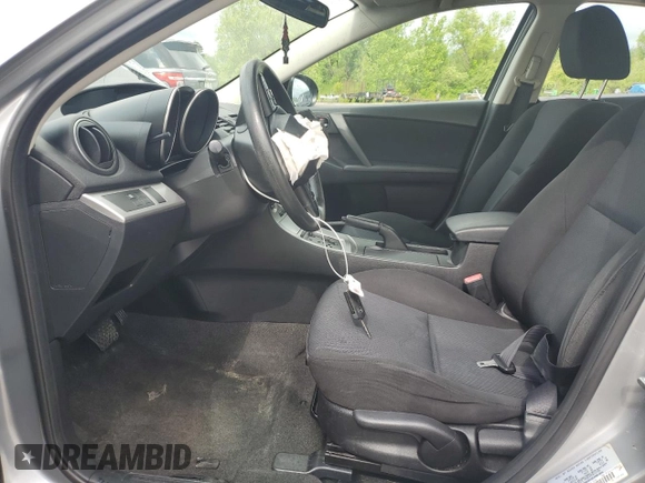 2011 Mazda 3 i Touring with VIN JM1BL1VF3B1491700, listed as a Copart auction lot 61573885 with 145,626 mi miles and Salvage title. Bid and sale history available at DreamBid. Image 7.