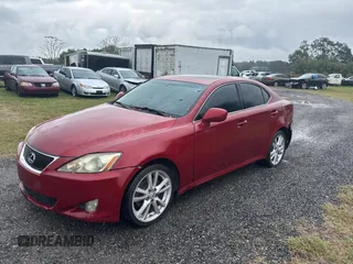 2006 Lexus IS 250 with VIN JTHCK262762007289, listed as a Copart auction lot 82010954 with 106,668 mi miles and Clean Title. Bid and sale history available at DreamBid. Image 2.