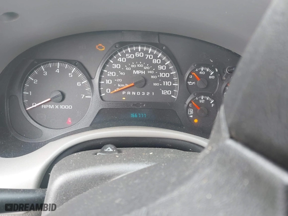 2008 Chevrolet TrailBlazer LT w/1LT with VIN 1GNDS13S182183057, listed as a IAAI auction lot 39189791 with 166,777 mi miles. Bid and sale history available at carsss.com. Image 7.