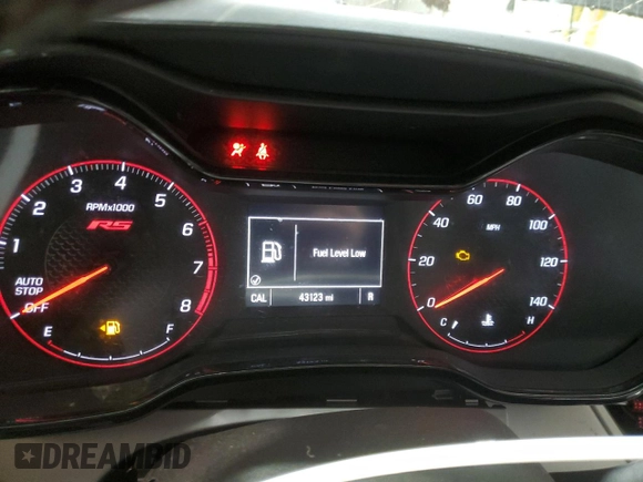 2024 Chevrolet Trax 1RS with VIN KL77LGE28RC007022, listed as a Copart auction lot 49205865 with 43,123 mi miles and Salvage Title. Bid and sale history available at carsss.com. Image 9.