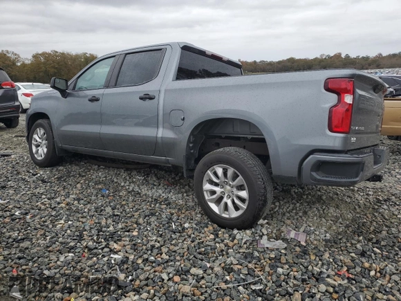 2020 Chevrolet Silverado 1500 Custom with VIN 3GCPWBEK5LG366278, listed as a Copart auction lot 83646074 with 90,466 mi miles and Salvage Title. Bid and sale history available at carsss.com. Image 2.