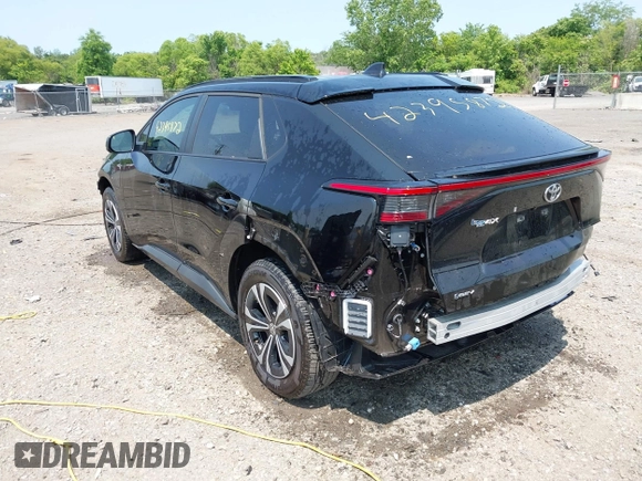 2024 Toyota bZ4X XLE with VIN JTMABACA7RA061457, listed as a IAAI auction lot 42395872 with 16,558 mi miles and . Bid and sale history available at DreamBid. Image 3.