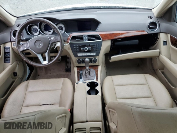 2014 Mercedes-Benz C 250 Sport with VIN WDDGF4HB3EA934865, listed as a Copart auction lot 58044965 with 127,958 mi miles and Salvage title. Bid and sale history available at DreamBid. Image 8.